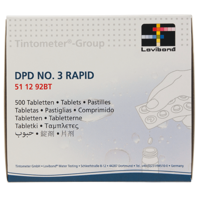 Testtabletter DPD3 till Fotometer - Vattenakuten