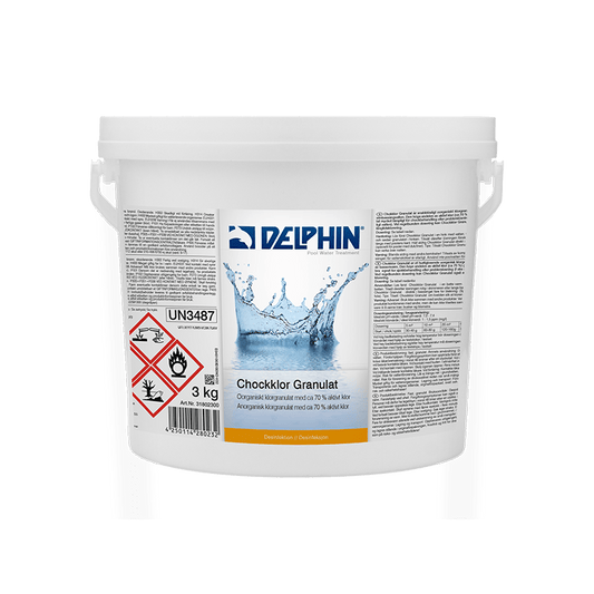 Chockklor Granulat, 3 kg hink - Vattenakuten